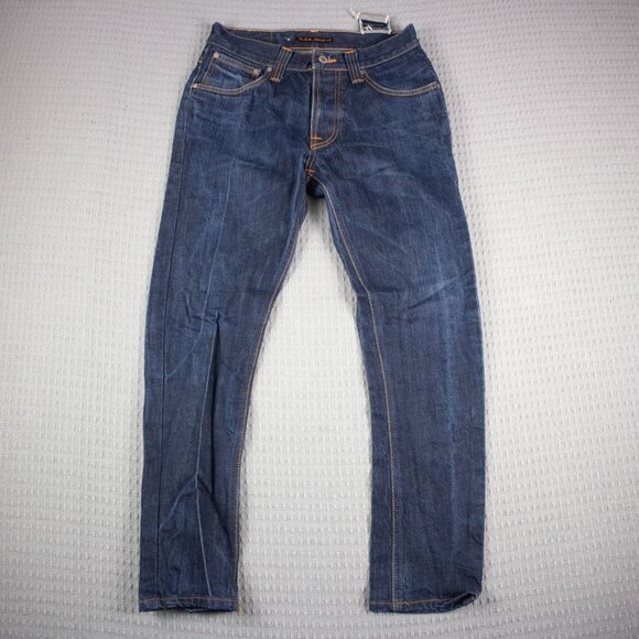Nudie Jeans Regular Alf Dry Selvedge 29W Altered - Picture 2 of 8